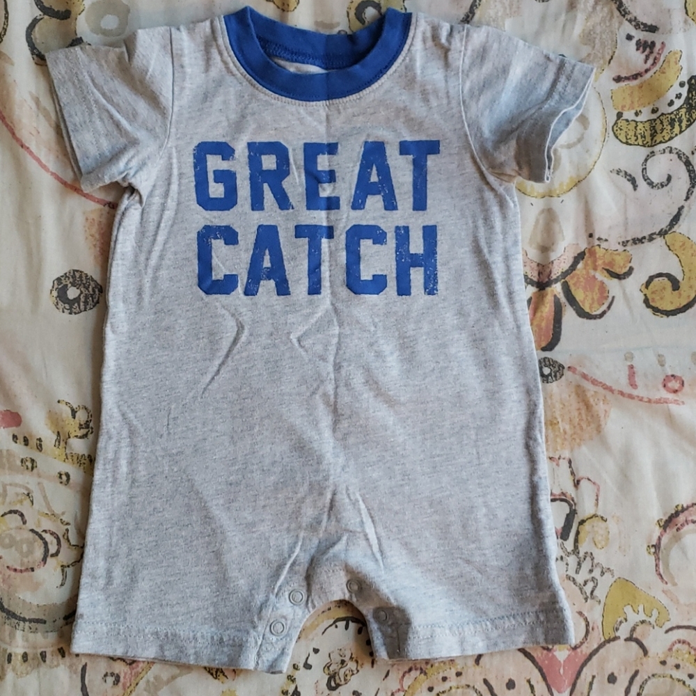 Carters Baby Boy Short Rompers Size 6 Months - Picture 5 of 6